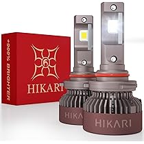 Hikari 2026 Future 80000LM H11/H8/H9 LED Headlight Bulbs, 65W
